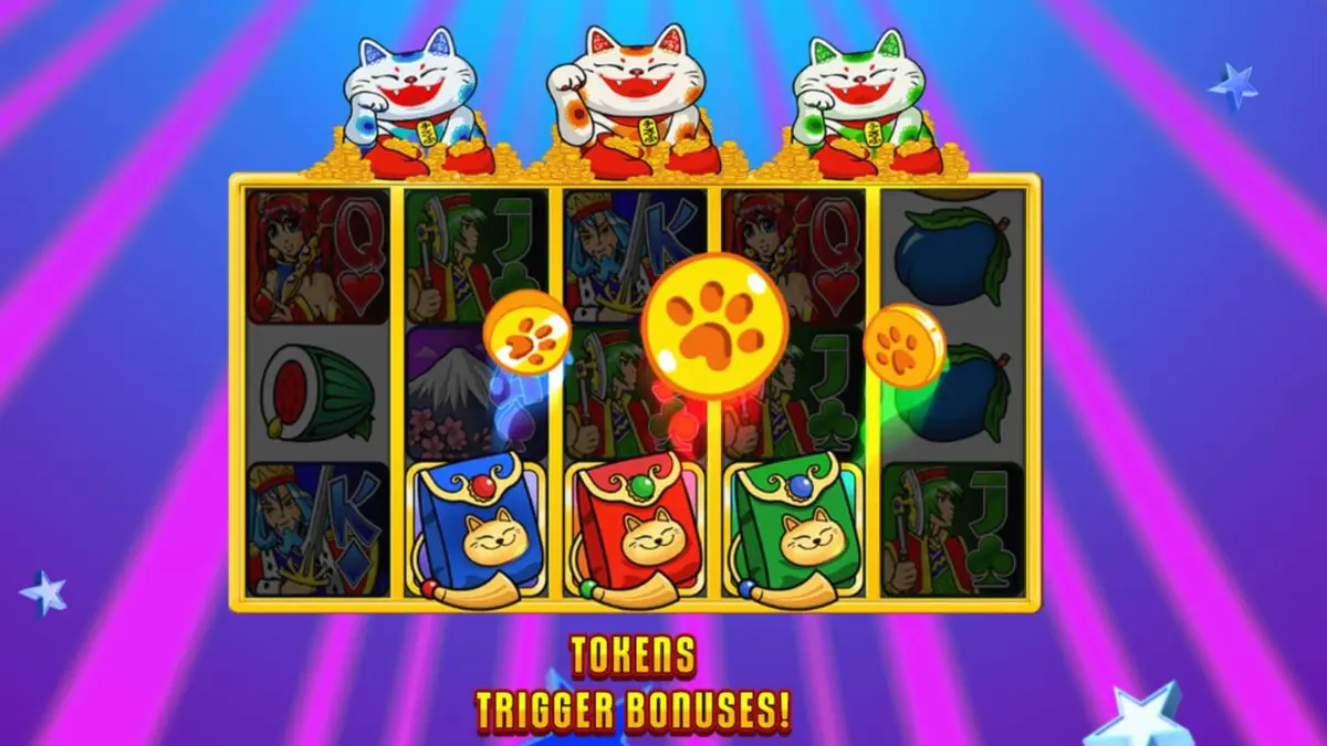 Interface colorida e vibrante do slot Super Graphics Upside Down com elementos de anime.