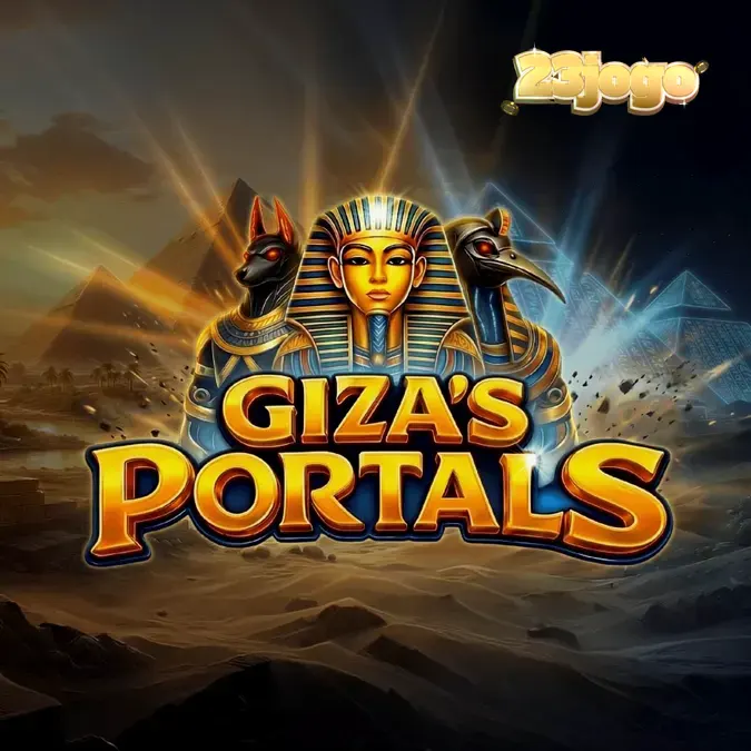 Cenário temático do Egito antigo em Giza’s Portals
